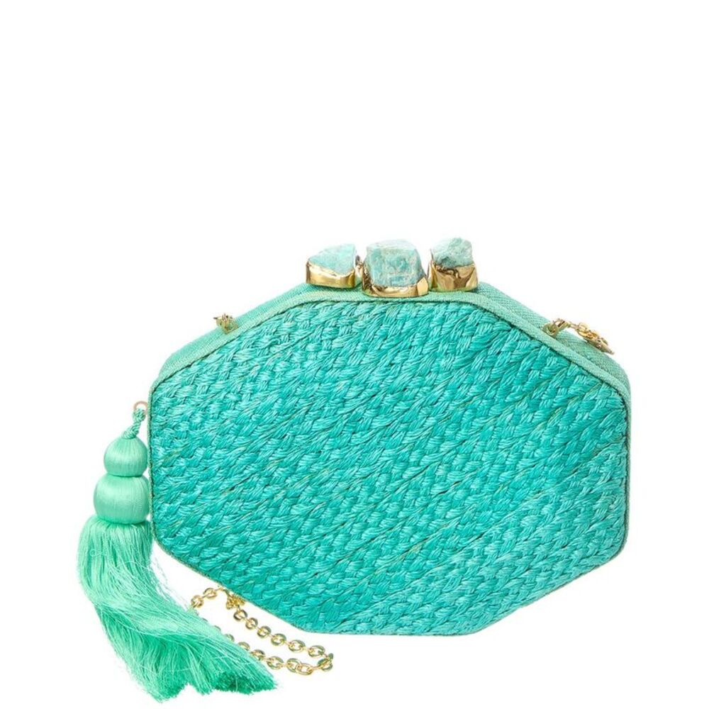 Rafé Sofia Clutch, Green